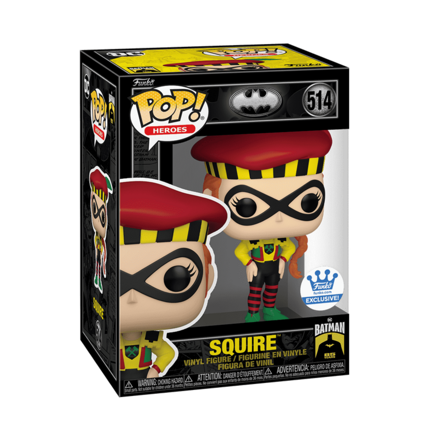 Batman 85th Anniversary Squire Funko Pop! Exclusive Vinyl Figure #514