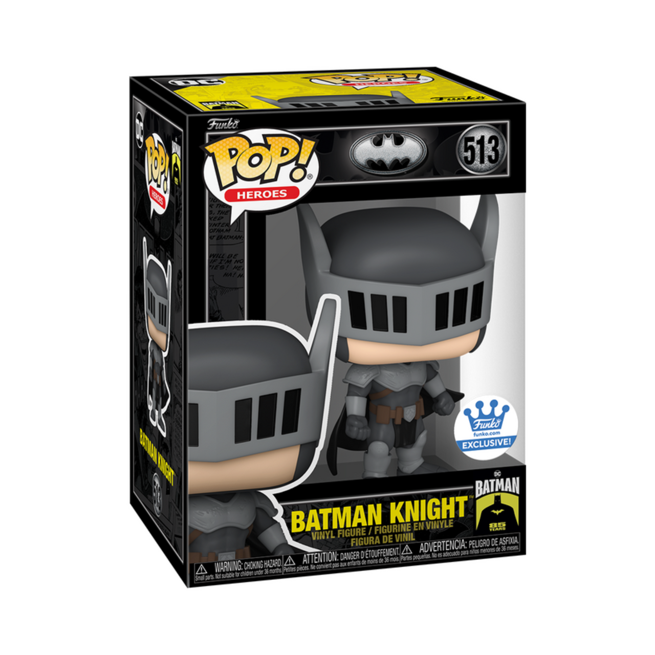 Batman 85th Anniversary Batman Knight Pop! Vinyl Figure #513
