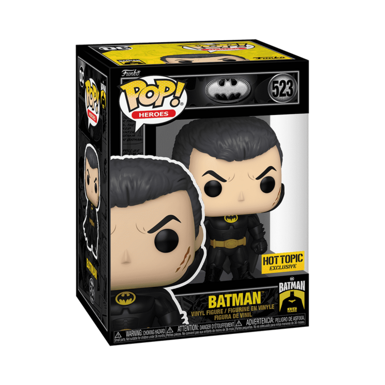 Batman 85th Anniversary Batman Unmasked Exclusive Funko Pop! Vinyl Figure #523