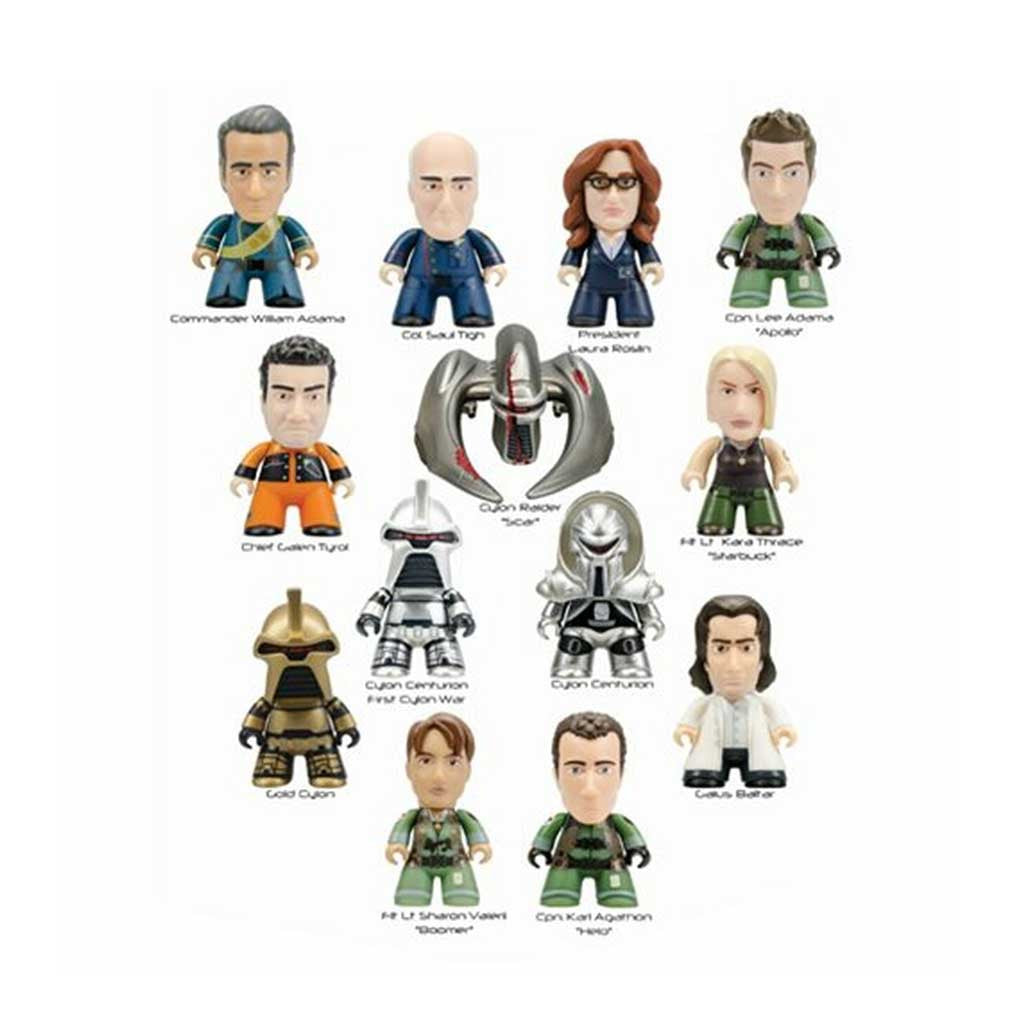 Battlestar Galactica TITANS So Say We All Collection Vinyl Mini-Figure Blind Box