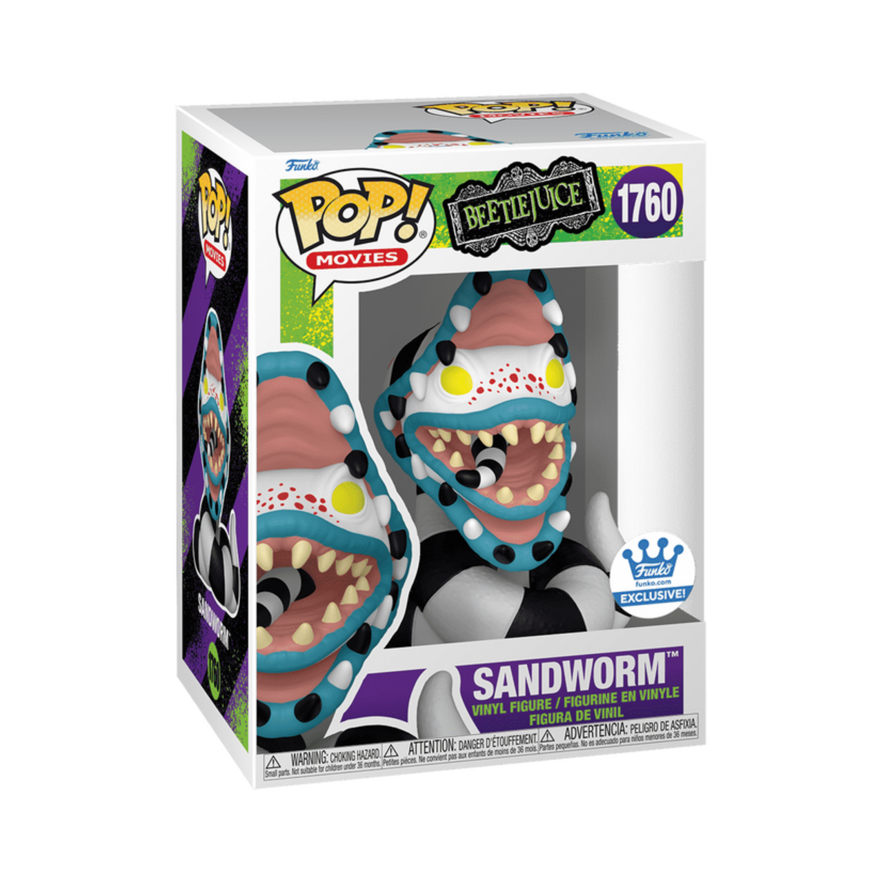 Beetlejuice Sandworm Exclusive Funko Pop! Plus Vinyl Figure #1760