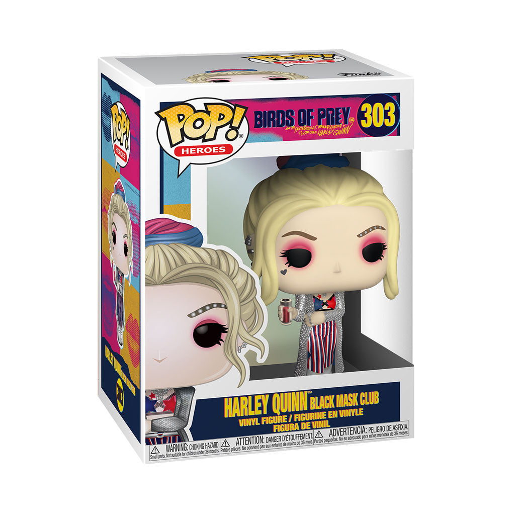 Birds of Prey Harley Quinn Black Mask Club Pop! Vinyl Figure