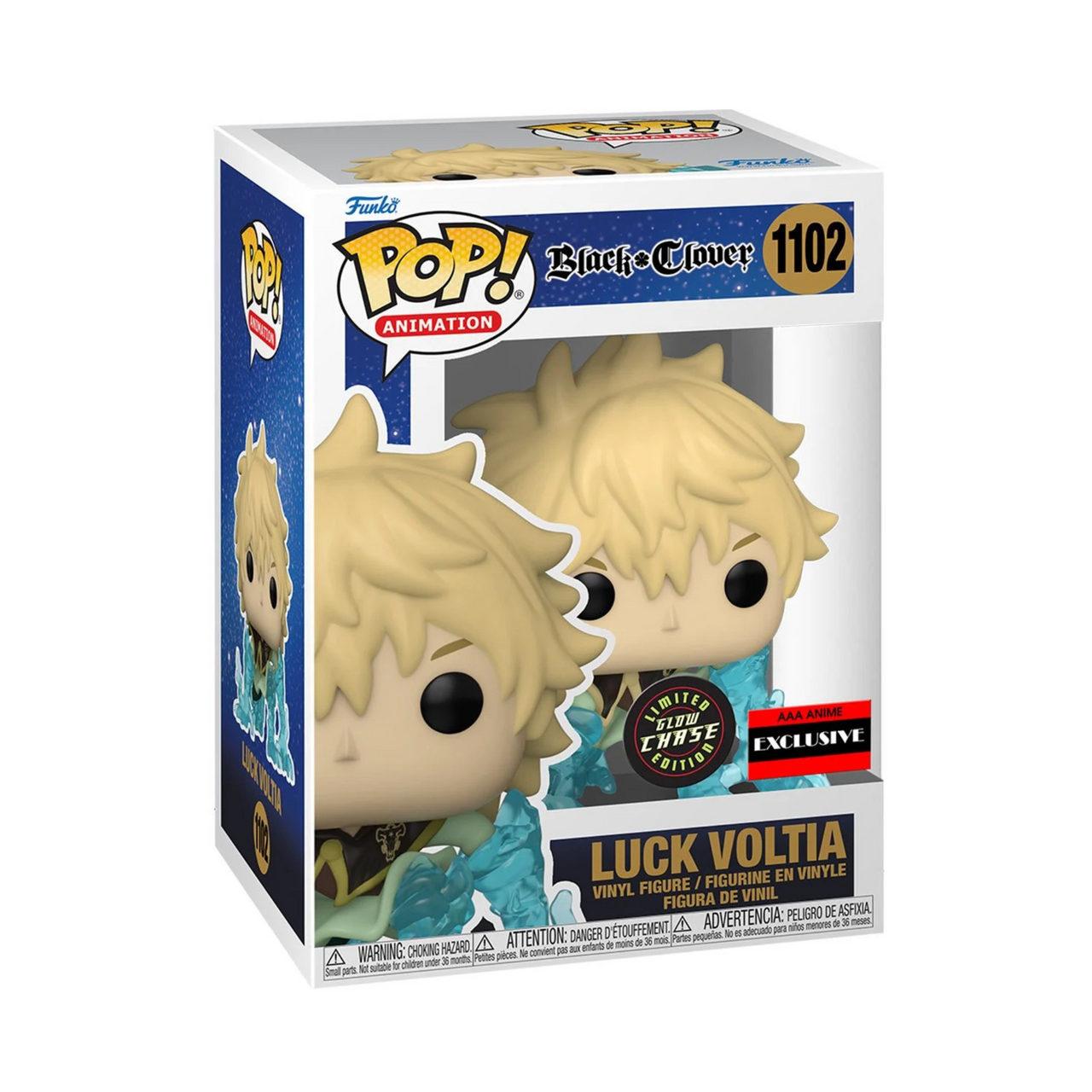 Black Clover Luck Voltia CHASE Exclusive Pop! Vinyl Figure #1102