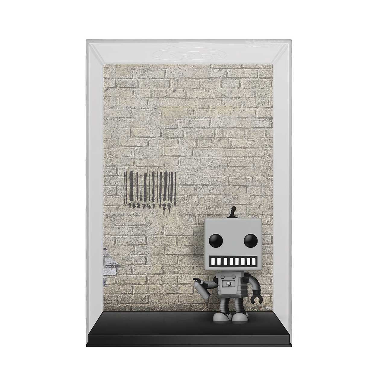 Brandalised Tagging Robot Art Cover Vinyl Figure With Case #02