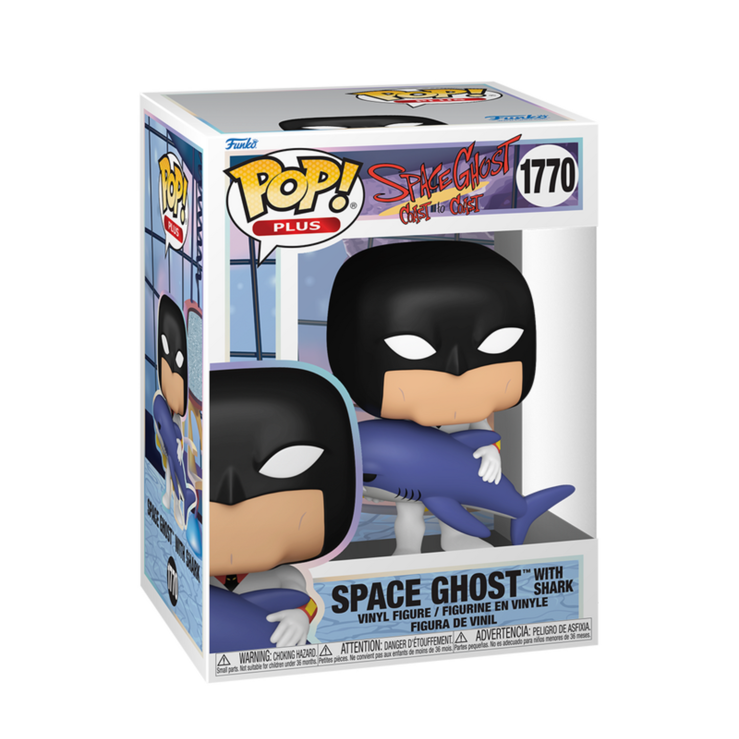 Cartoon Network Space Ghost with Shark Funko Pop! Plus Vinyl Figure #1770