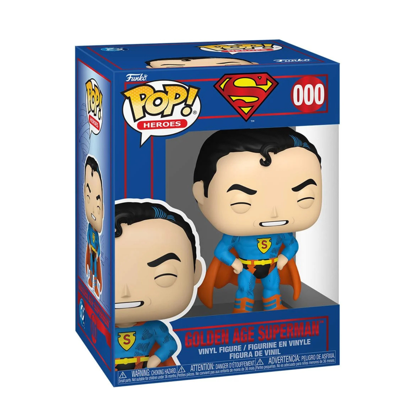 DC Comics Shield Through the Ages Golden Age Superman Funko Pop! Vinyl Figure #609