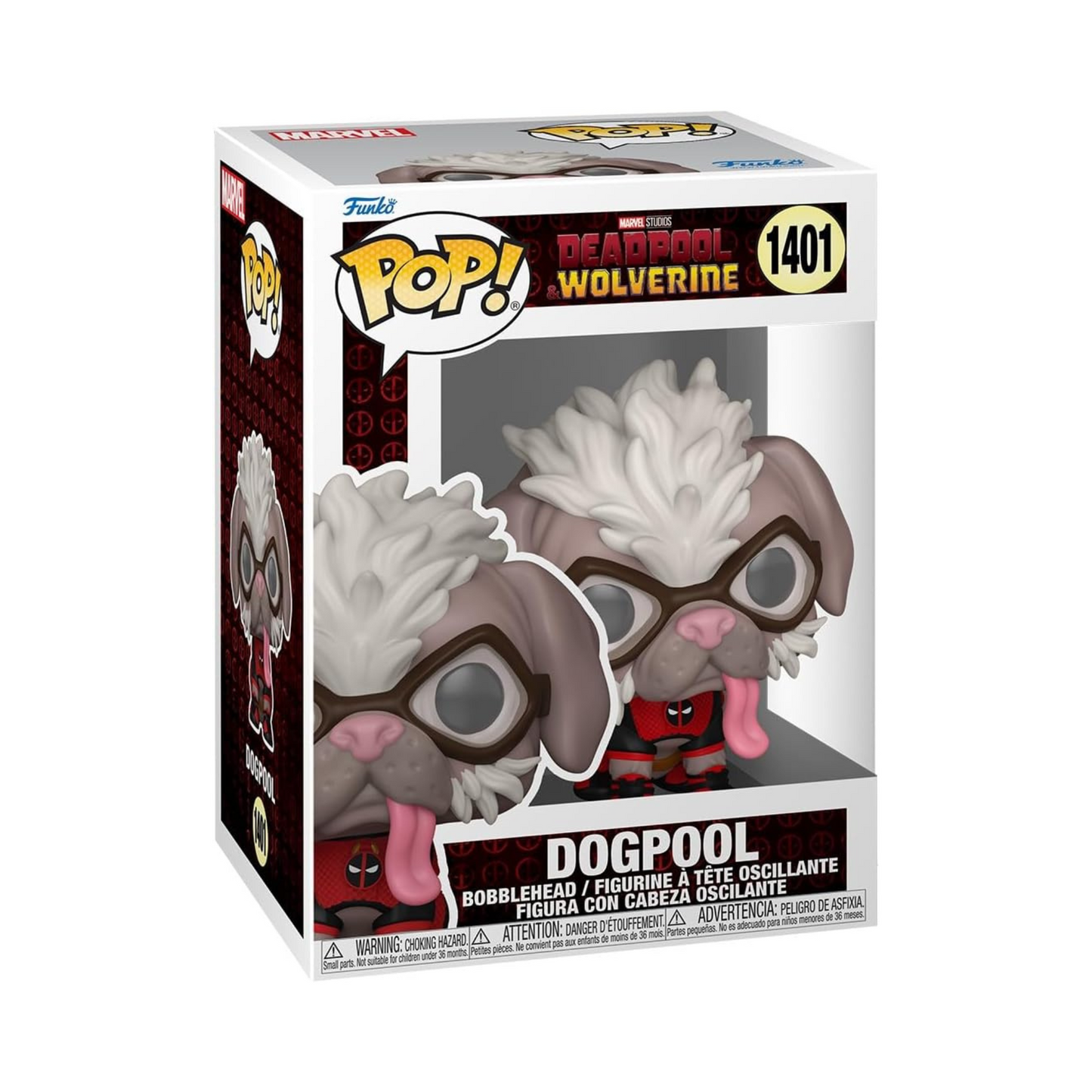 Deadpool & Wolverine Dogpool Funko Pop! Vinyl Figure #1401
