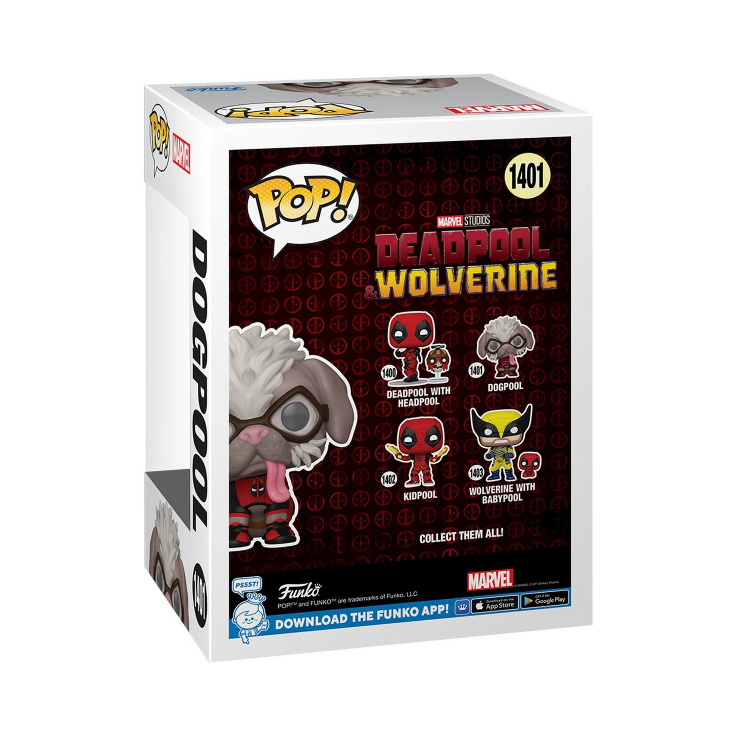 Deadpool & Wolverine Dogpool Funko Pop! Vinyl Figure #1401