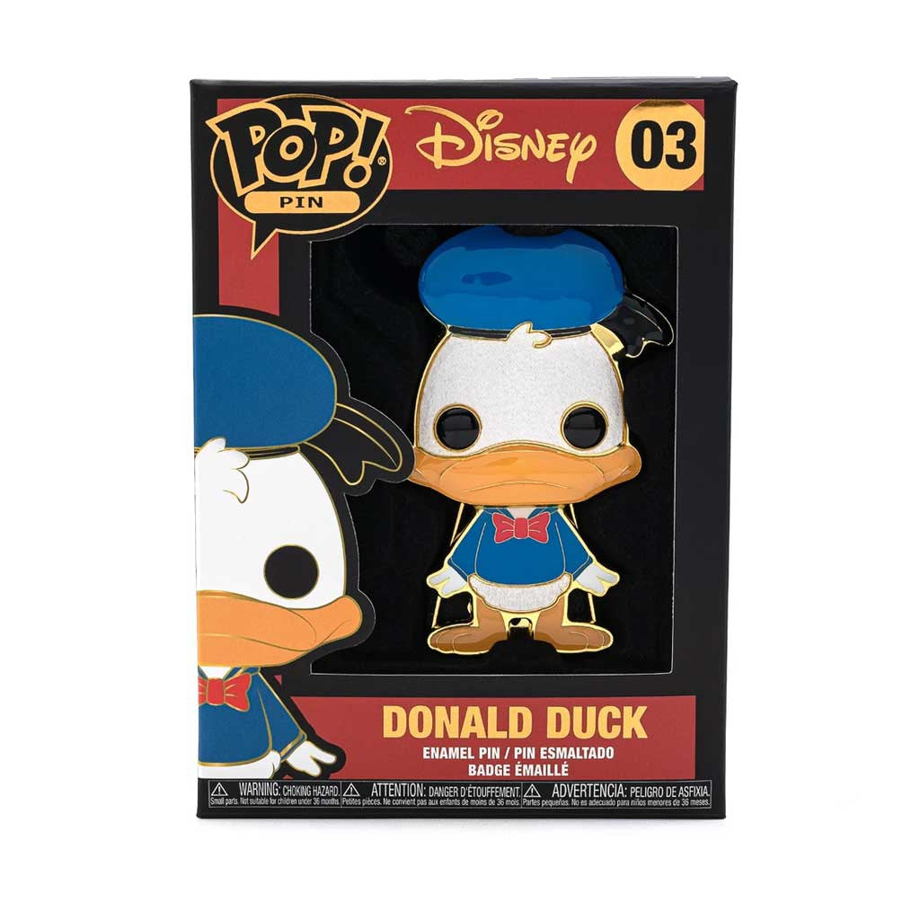 Disney Donald Duck Large Enamel Pop! Pin #03