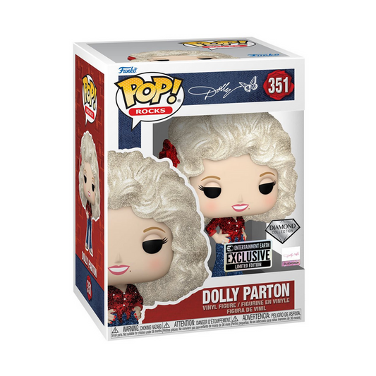 Dolly Parton '77 Tour Diamond Glitter Funko Pop! Exclusive Vinyl Figure #351