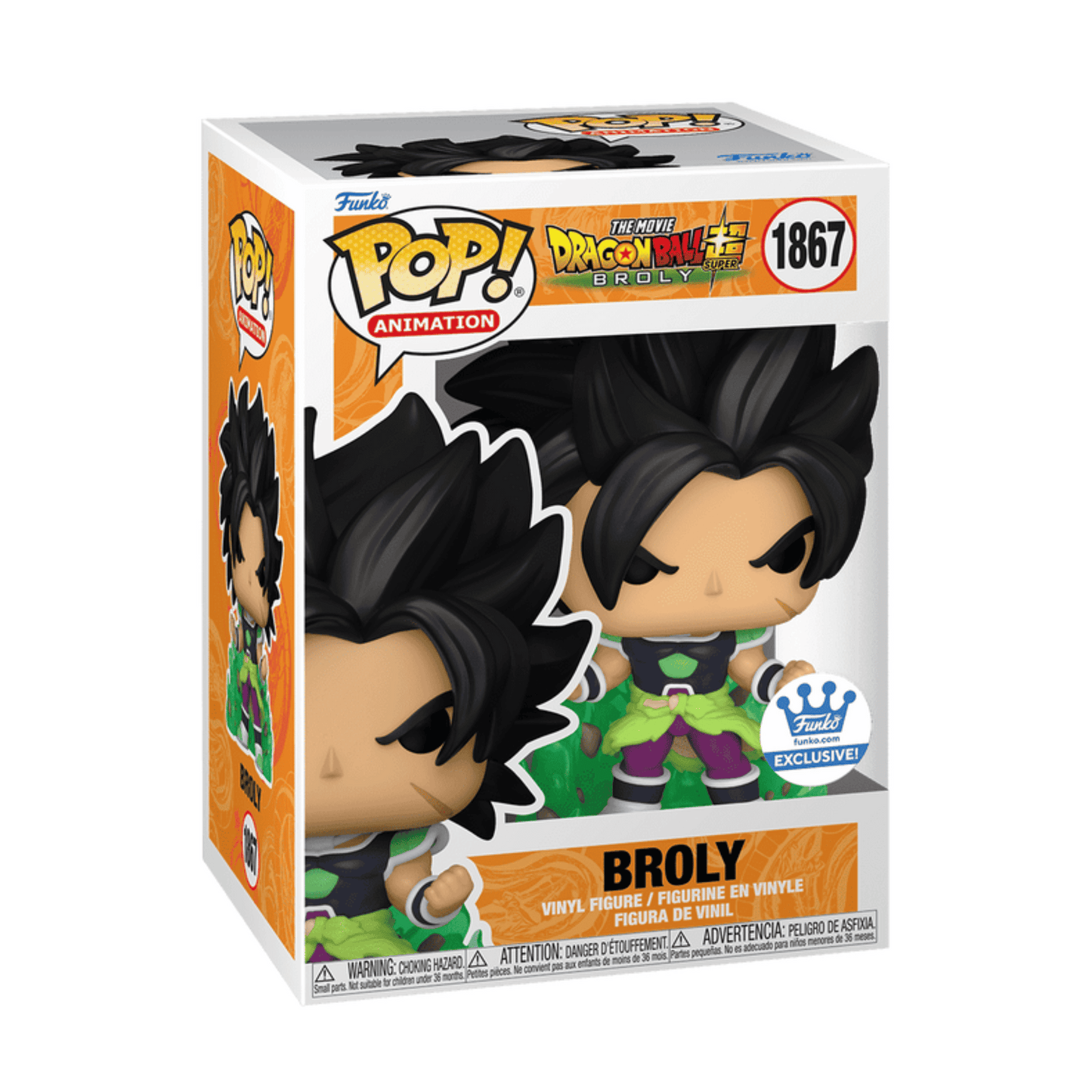 Dragon Ball Broly Enraged Funko Pop! Exclusive Vinyl Figure #1867