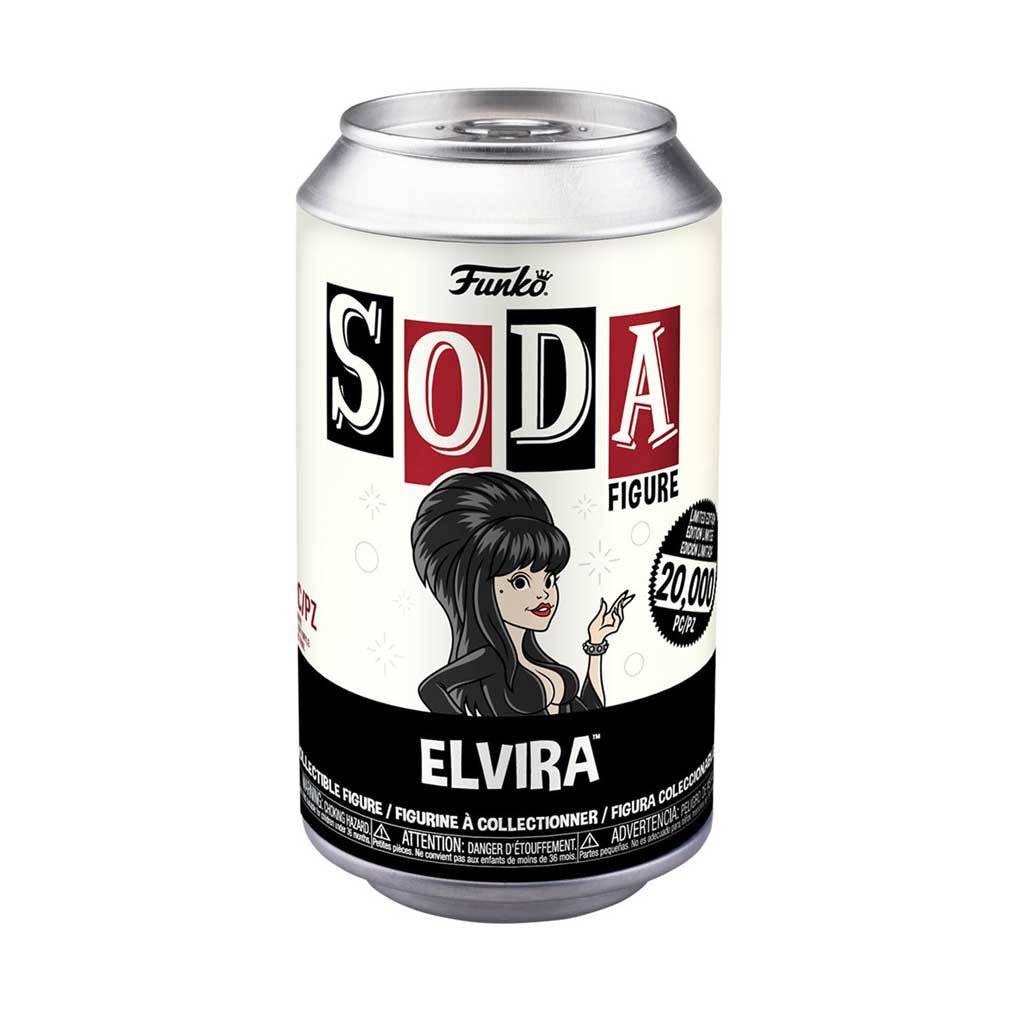 Elvira Exclusive Vinyl Soda Figure