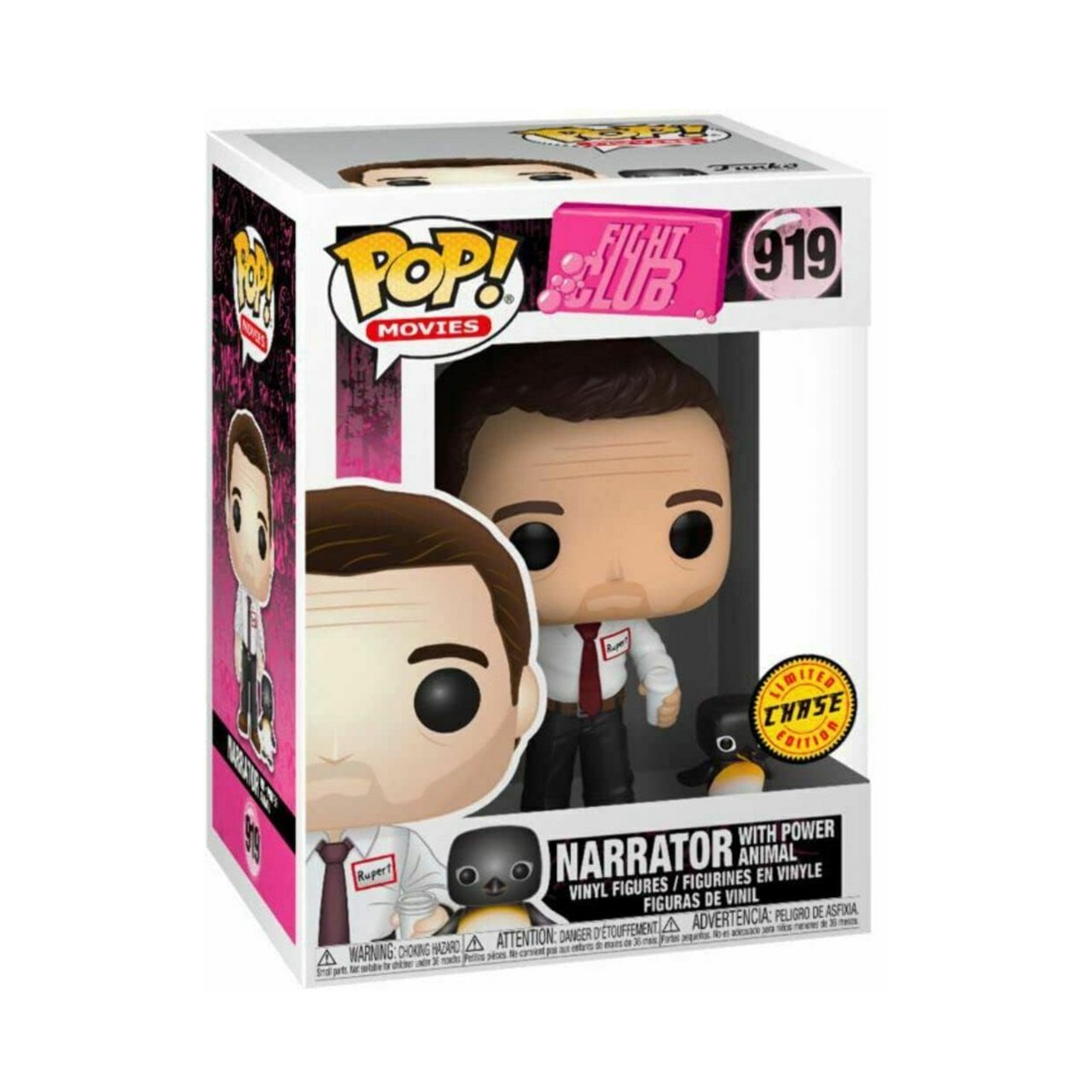 Fight Club Narrator with Power Animal CHASE Pop! Vinyl Figure #919