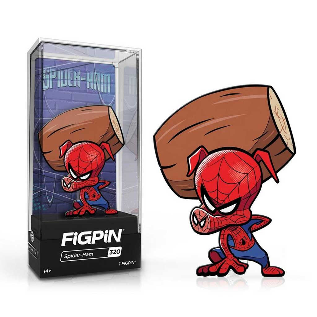 Spider-Ham FiGPiN Enamel Pin is #320 in the collection.