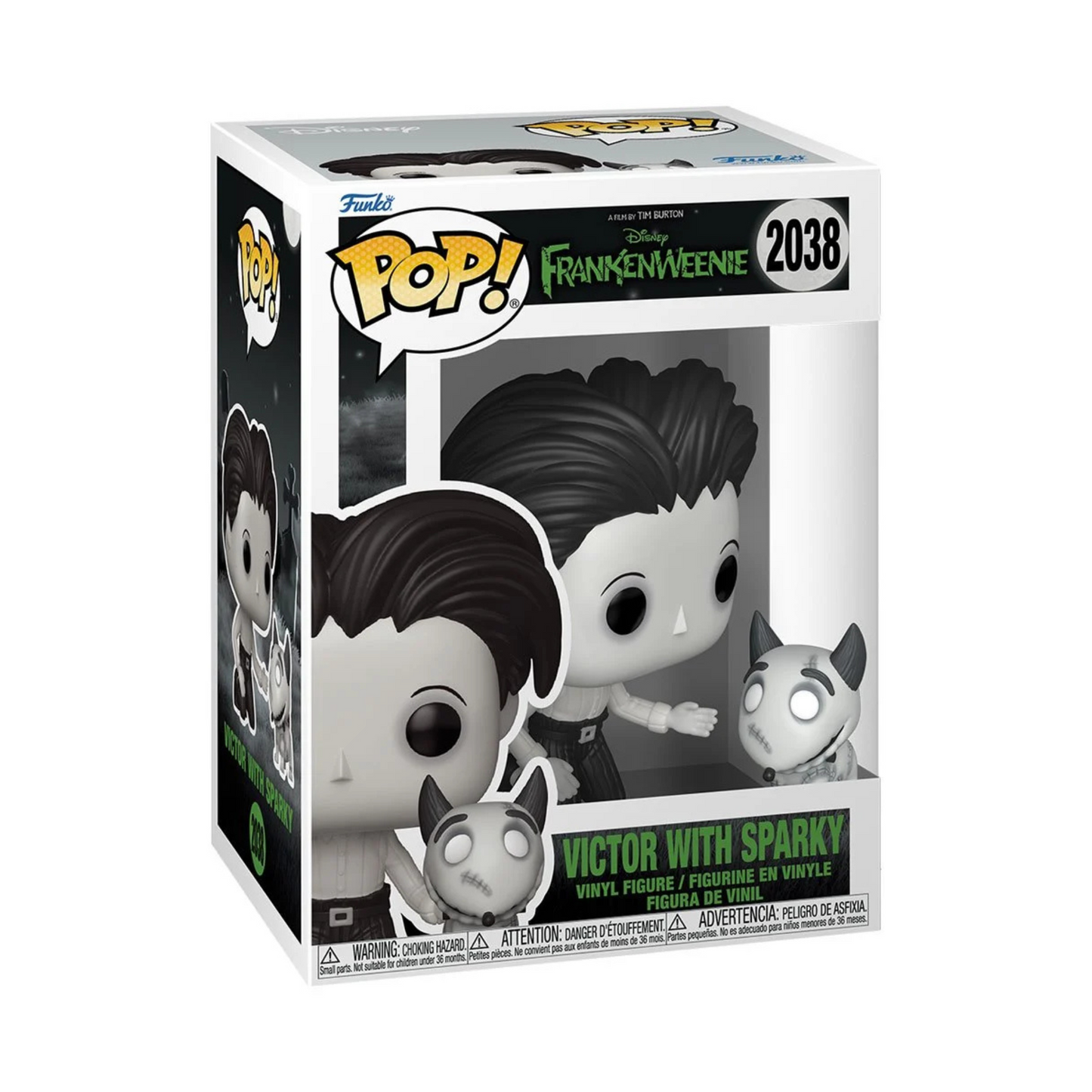 Frankenweenie Victor with Sparky Funko Pop! Vinyl Figure and Pop! Buddy #2038