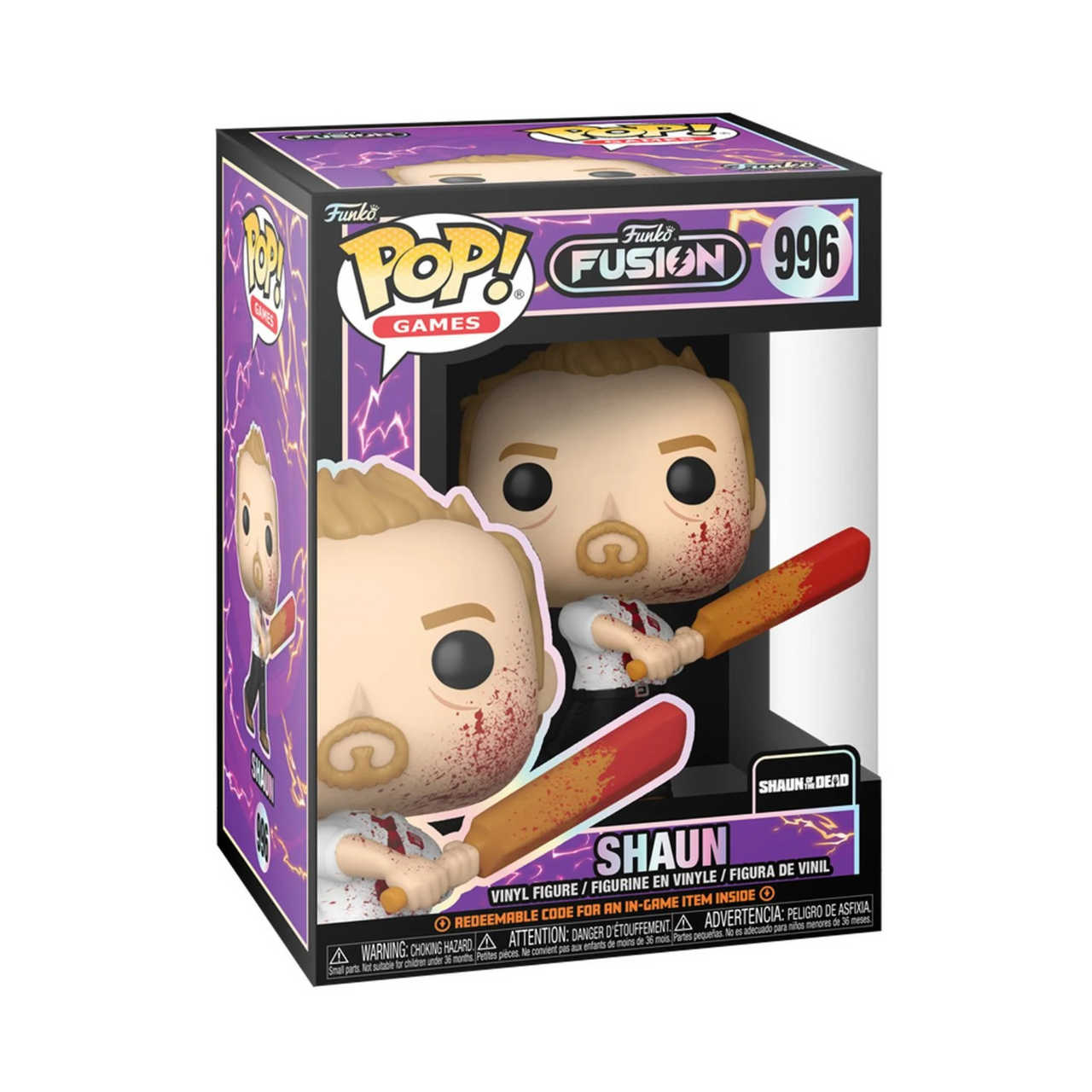 Funko Fusion Shaun of the Dead with Bat Funko Pop! Vinyl Figure #996