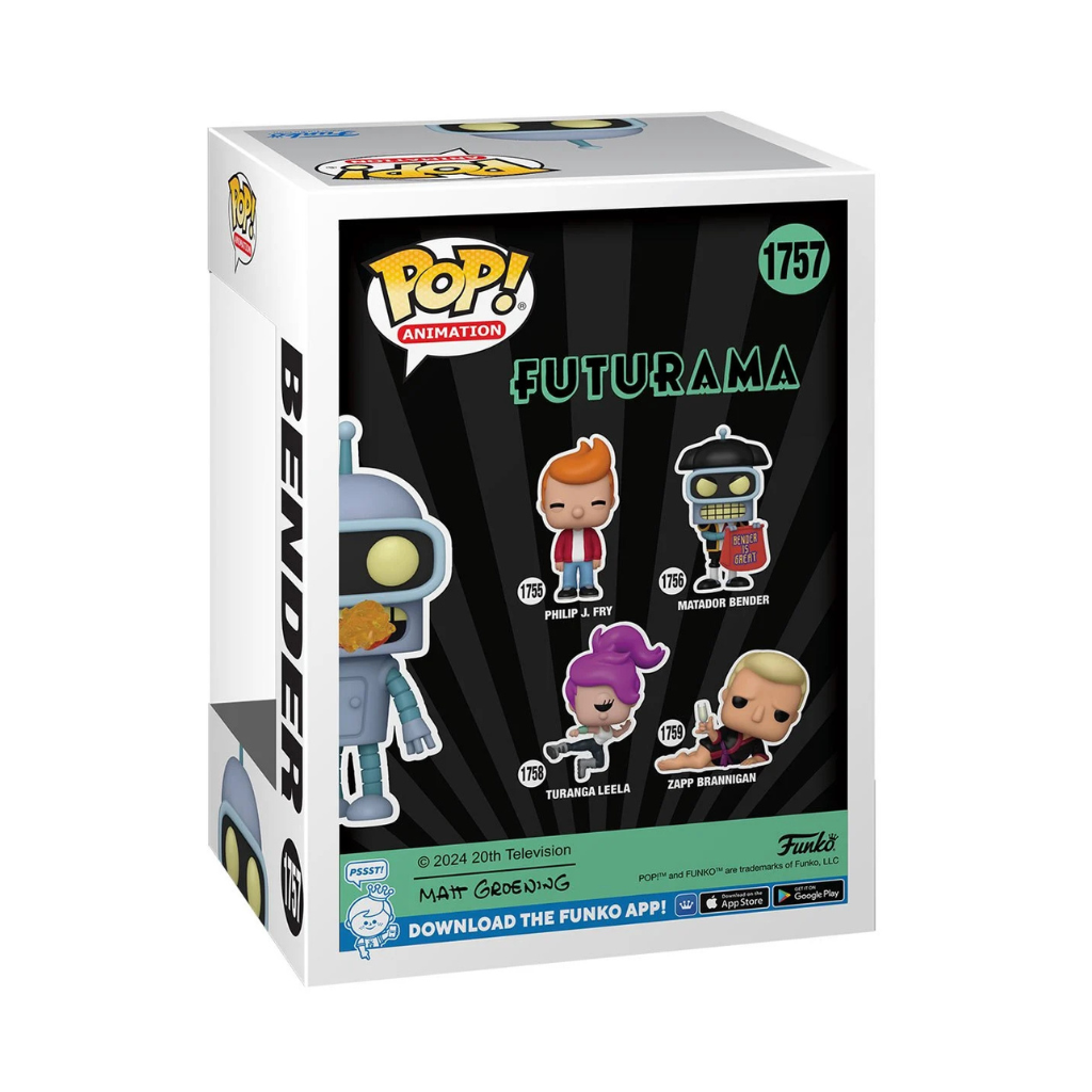 Futurama Bender Funko Pop! Exclusive Vinyl Figure #1757