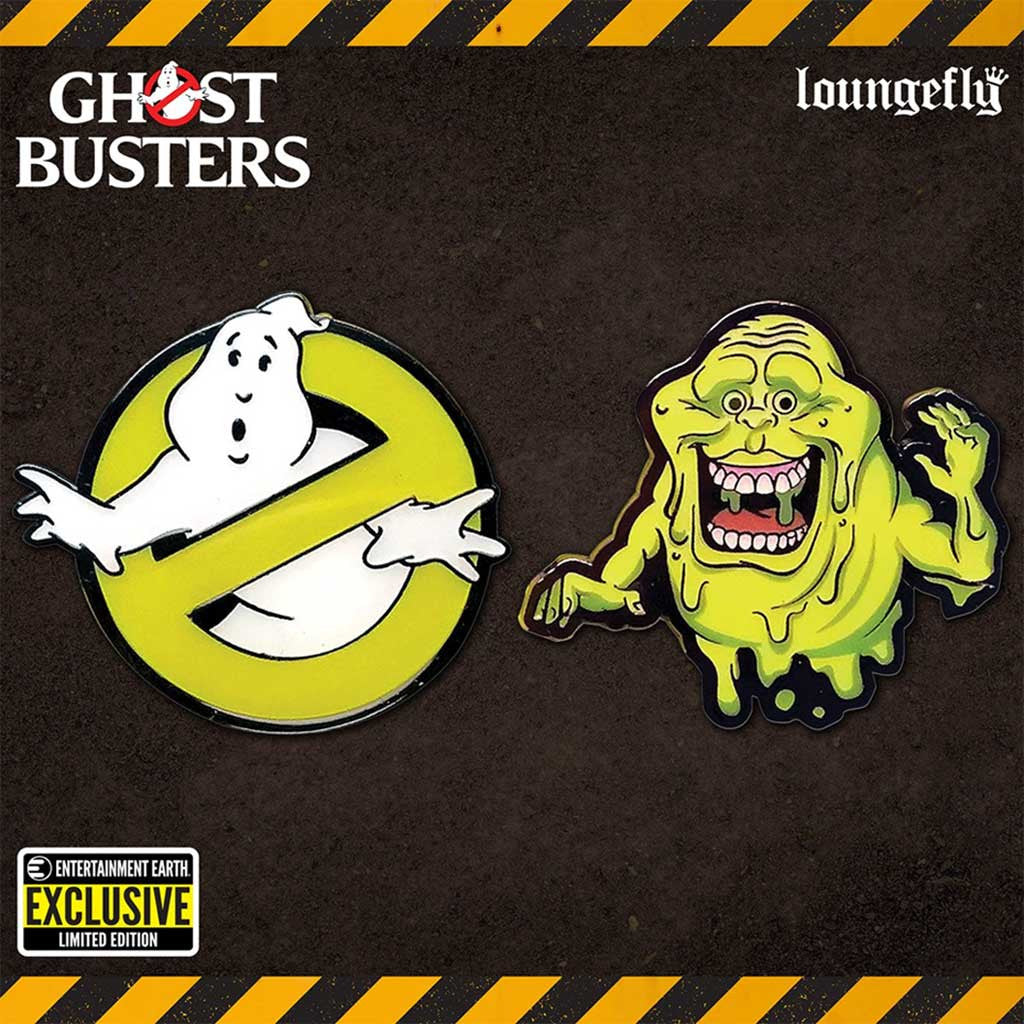 Ghostbusters Glow-in-the-Dark Pin Set of 2 Limited EditionEnamel Pin Set