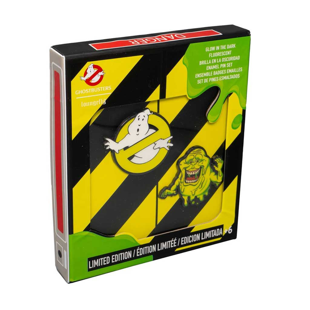 Ghostbusters Glow-in-the-Dark Pin Set of 2 Limited EditionEnamel Pin Set