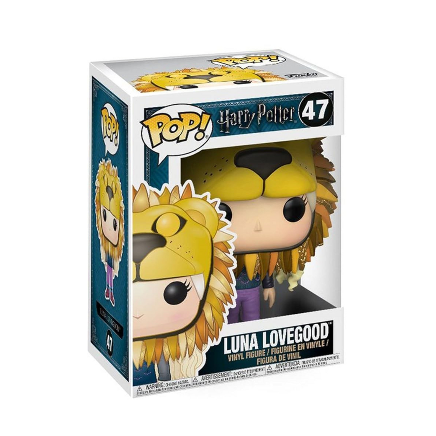 Harry Potter Luna Lovegood Lion Head Funko Pop! Vinyl Figure #47
