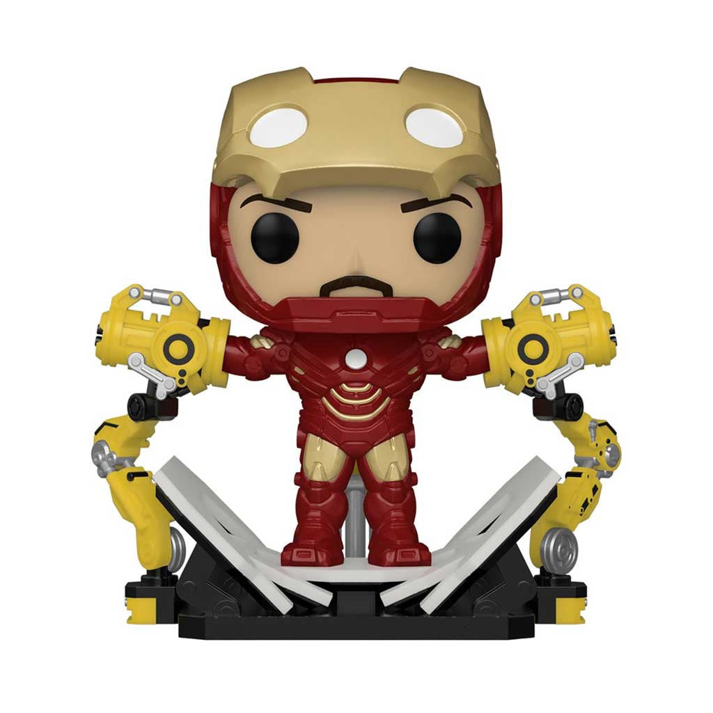 Iron Man 2 Iron Man MK IV with Gantry Glow-in-the-Dark 6-Inch Deluxe Pop! Vinyl Figure #905