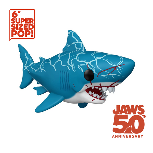 Jaws 50th Anniversary Great White Shark Super 6-Inch Funko Pop! Vinyl Figure #1754