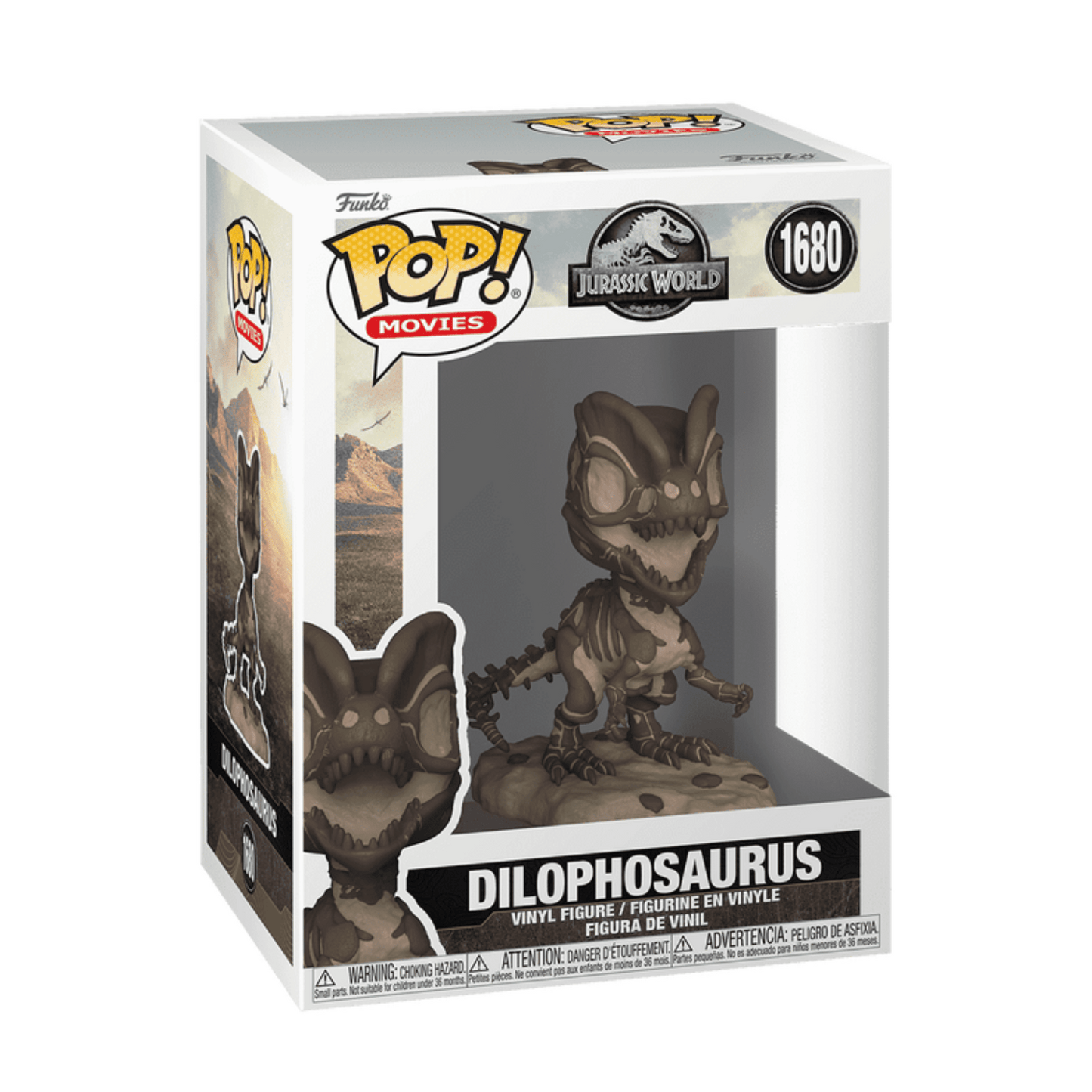 Jurassic World Dilophosaurus Fossil Funko Pop! Vinyl Figure #1680
