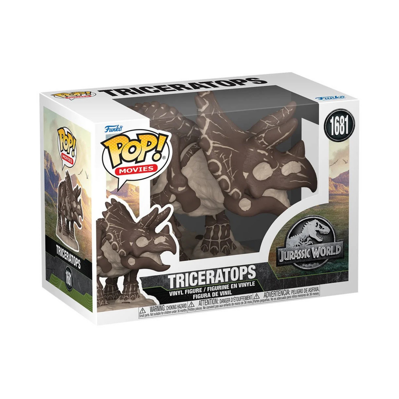 Jurassic Park Fossil Triceratops Funko Pop! Vinyl Figure #1681