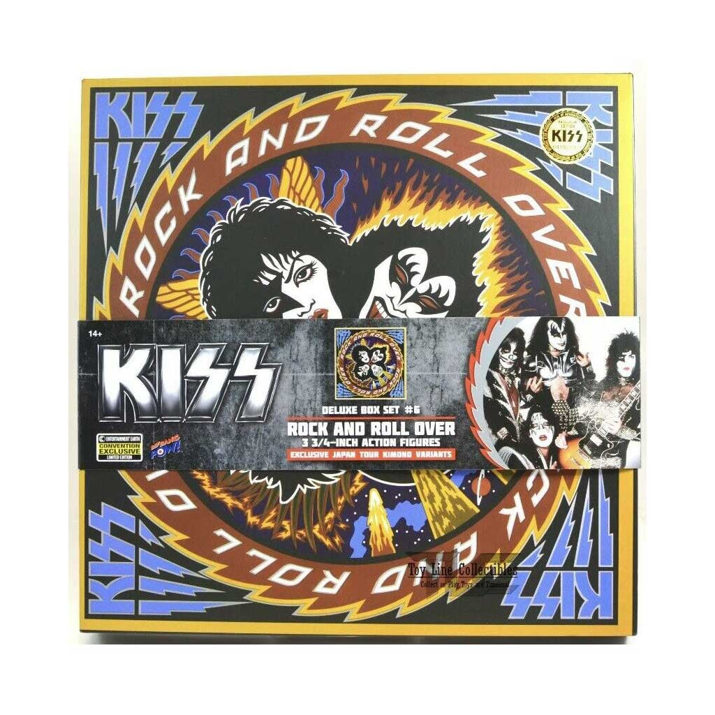 KISS Rock and Roll Over 3 3/4-Inch Action Figure Deluxe Box Set - Convention Exclusive