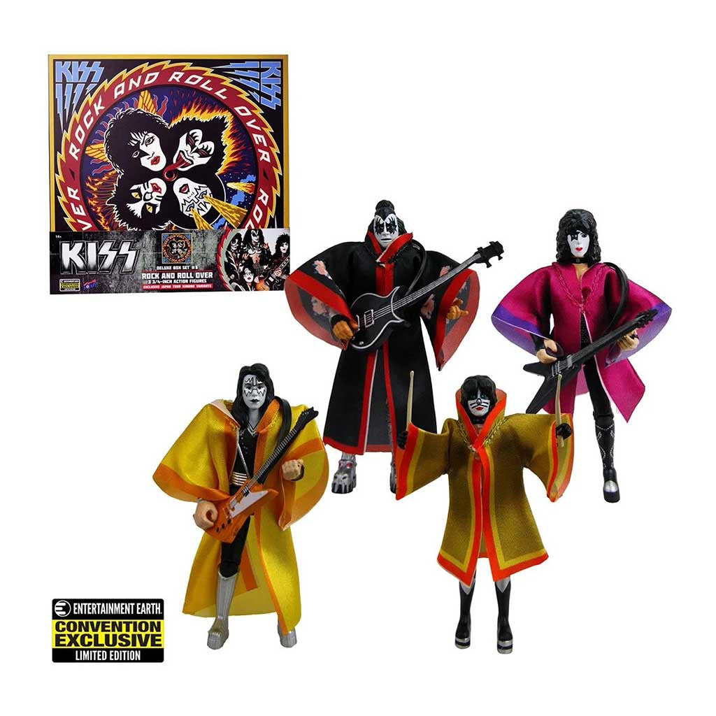 KISS Rock and Roll Over 3 3/4-Inch Action Figure Deluxe Box Set - Convention Exclusive