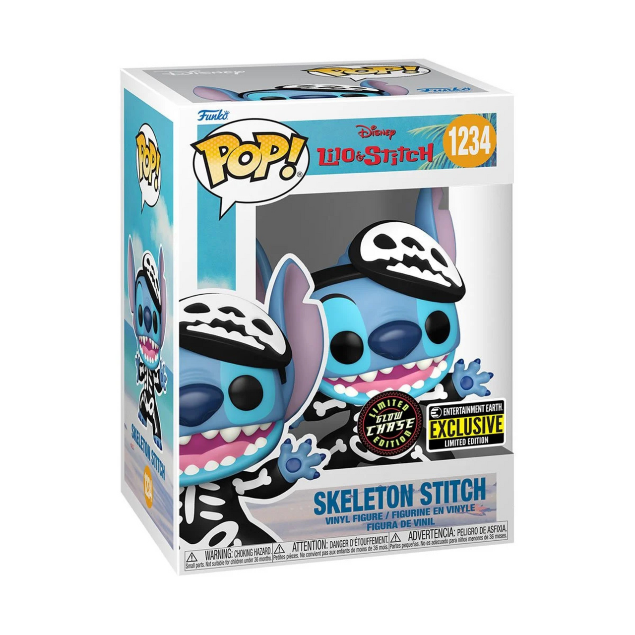 Lilo & Stitch Skeleton Stitch CHASE Funko Pop! Vinyl Figure Exclusive #1234