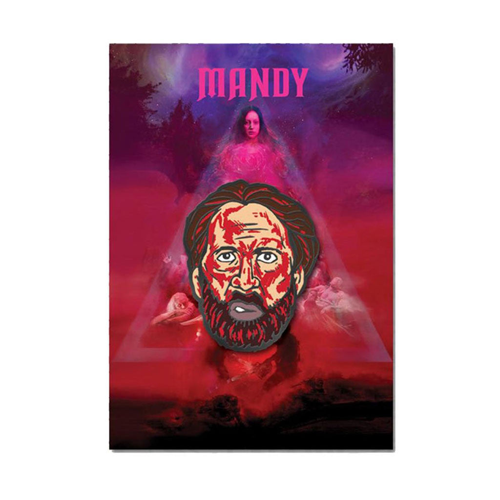 Mandy Red Miller Head Enamel Pin