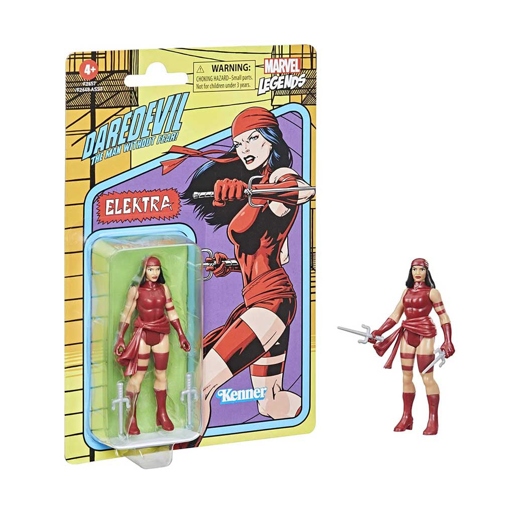 Marvel Legends Retro 375 Collection Elektra Action Figure