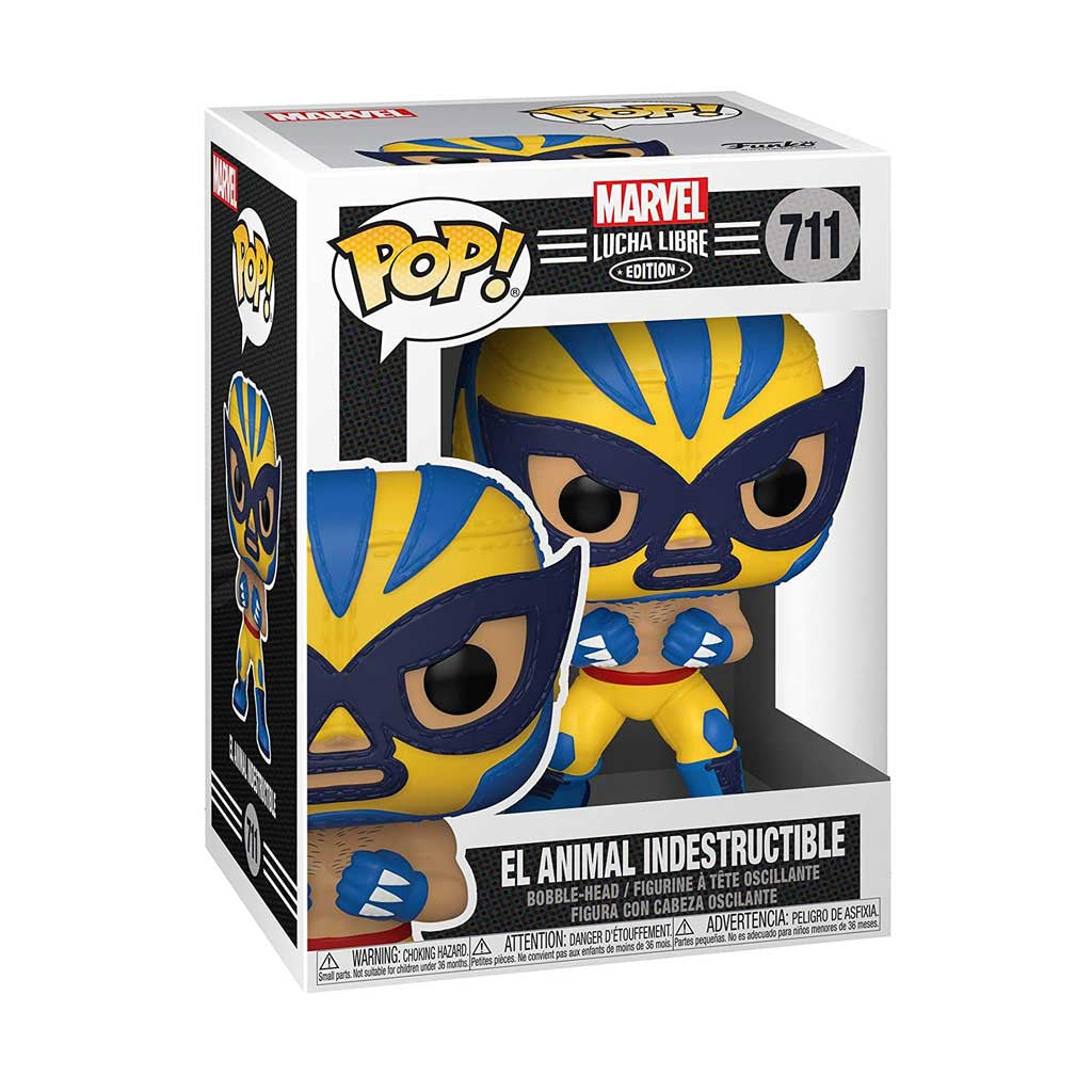 Marvel Luchadores El Animal Indestructible Wolverine Pop! Vinyl Figure #711