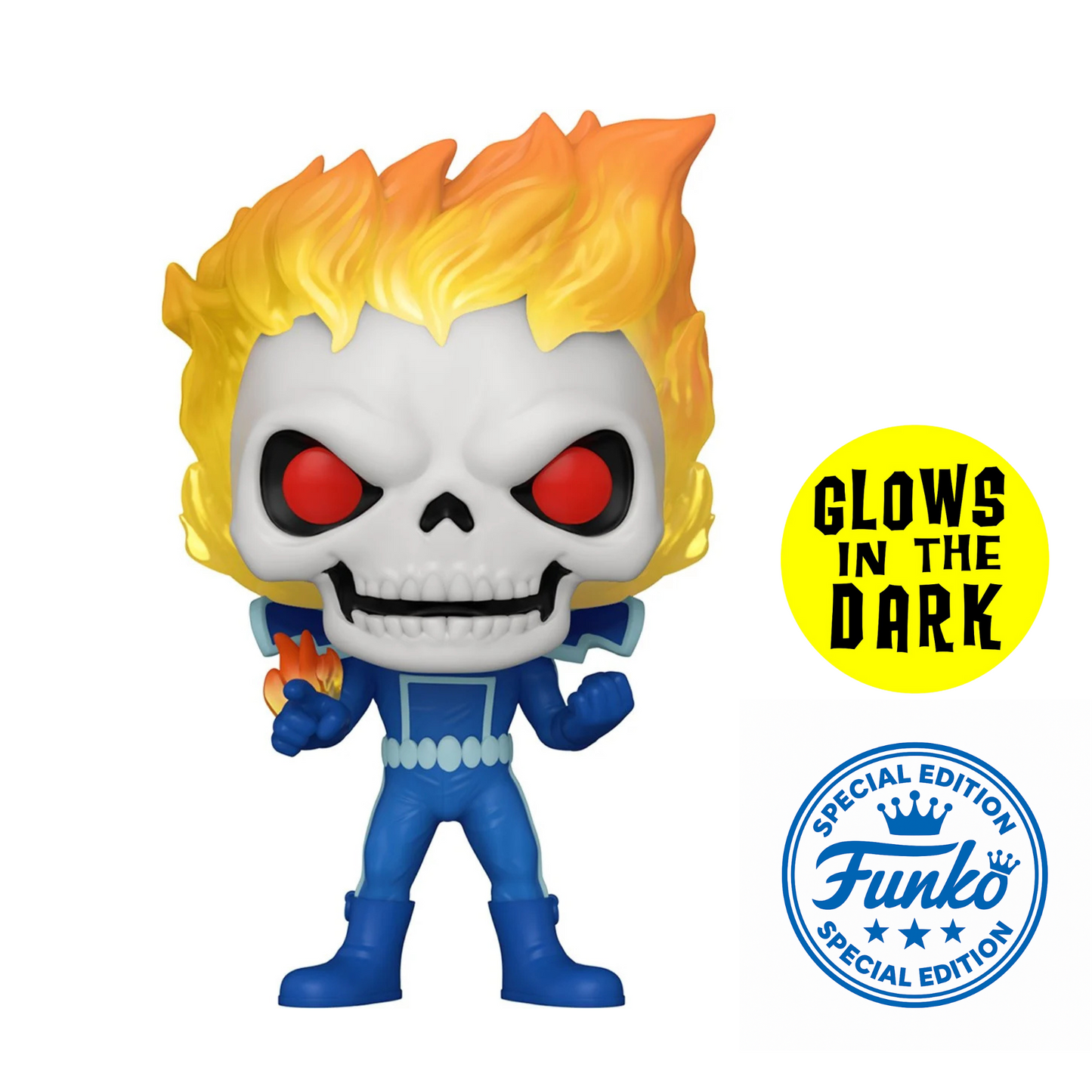 Marvel Strange Tales Ghost Rider Glow-in-the-Dark Funko Pop! Exclusive Vinyl Figure #1559