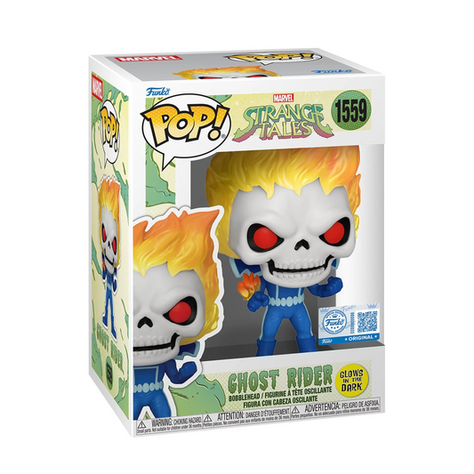 Marvel Strange Tales Ghost Rider Glow-in-the-Dark Funko Pop! Exclusive Vinyl Figure #1559