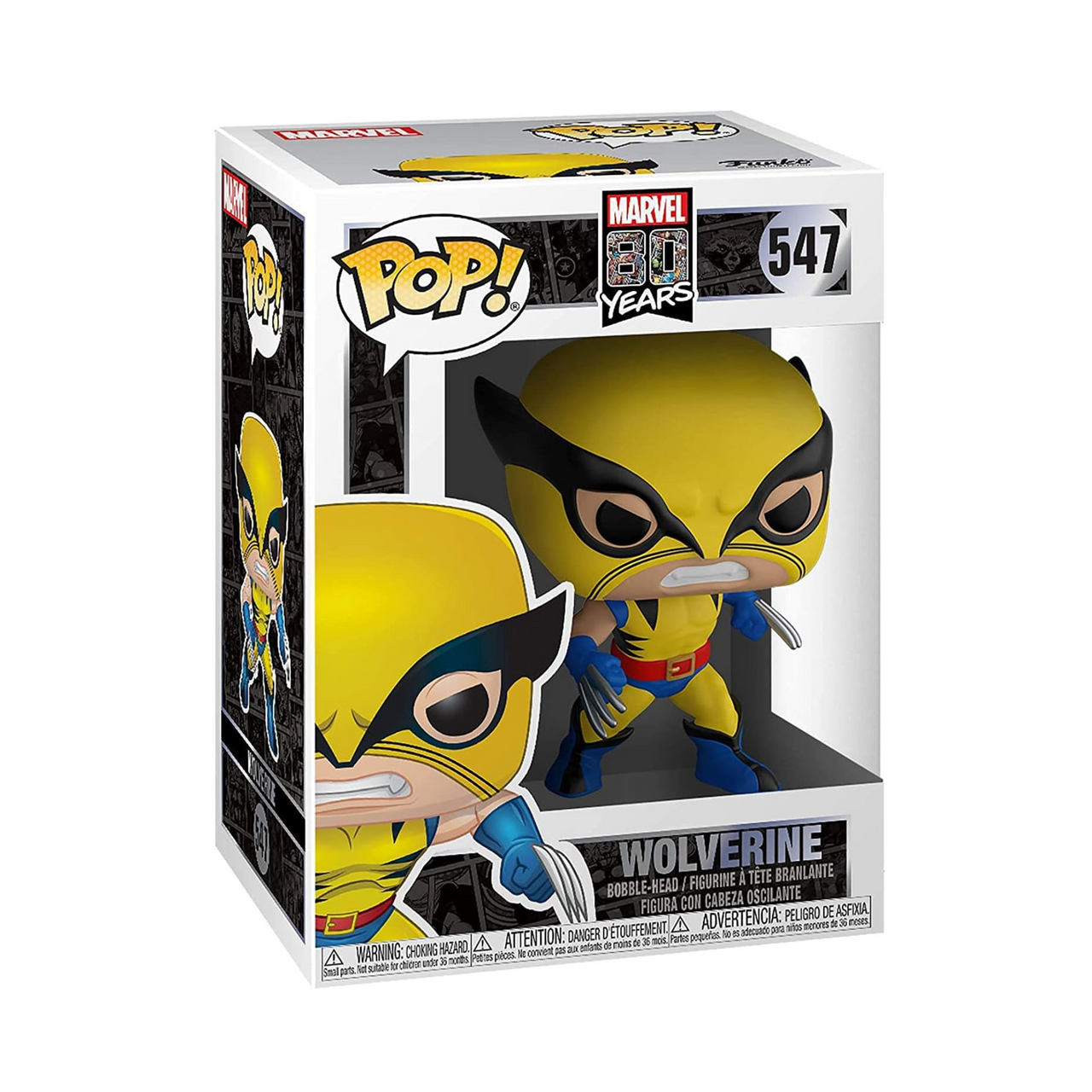 Marvel 80th First Appearance Wolverine Funko Pop! Vinyl Figure #547