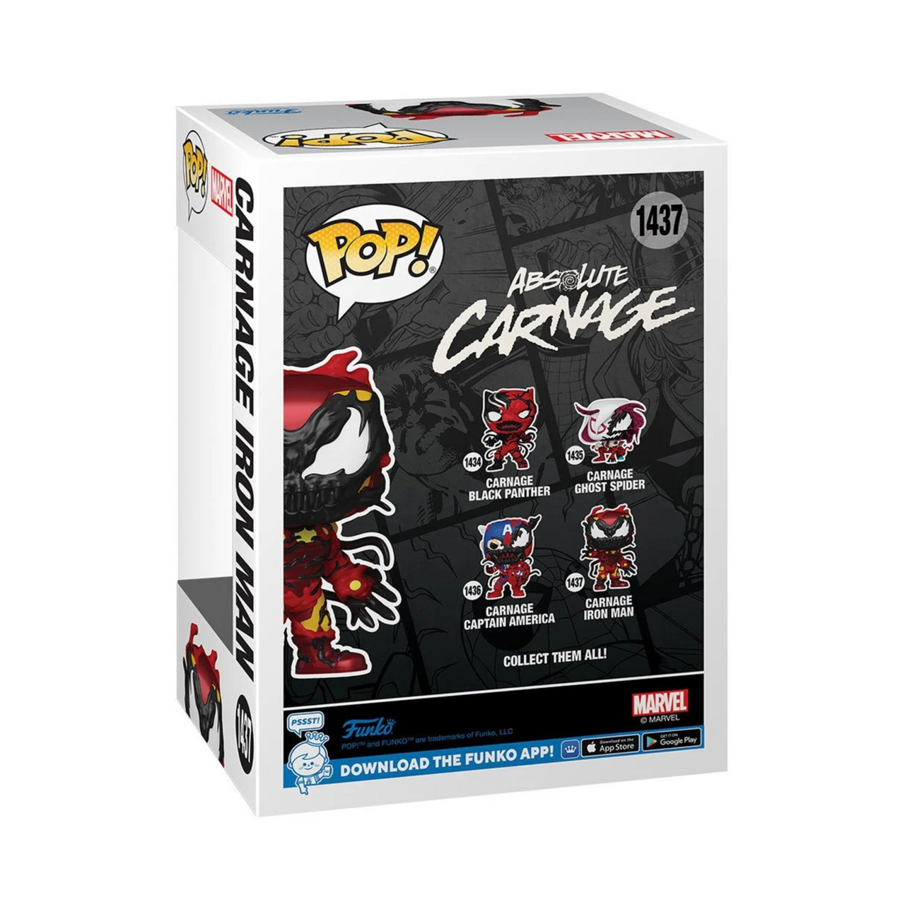 Marvel Carnage Iron Man Funko Pop! Vinyl Figure #1437