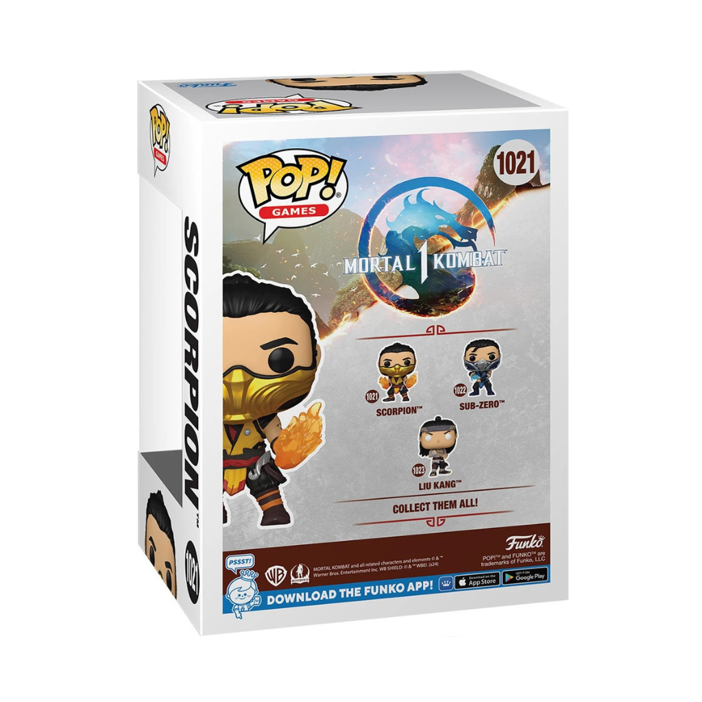 Mortal Kombat 1 Scorpion Pop! Vinyl Figure #1021