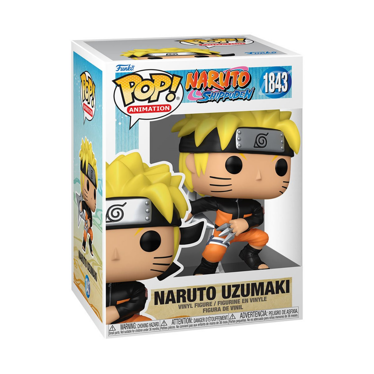 Naruto Shippuden Naruto Uzumaki with Shuriken Funko Pop! Vinyl Figure #1843