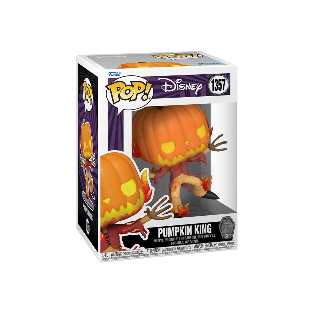 Nightmare Before Christmas 30th Anniversary Pumpkin King Pop! Vinyl Figure #1357