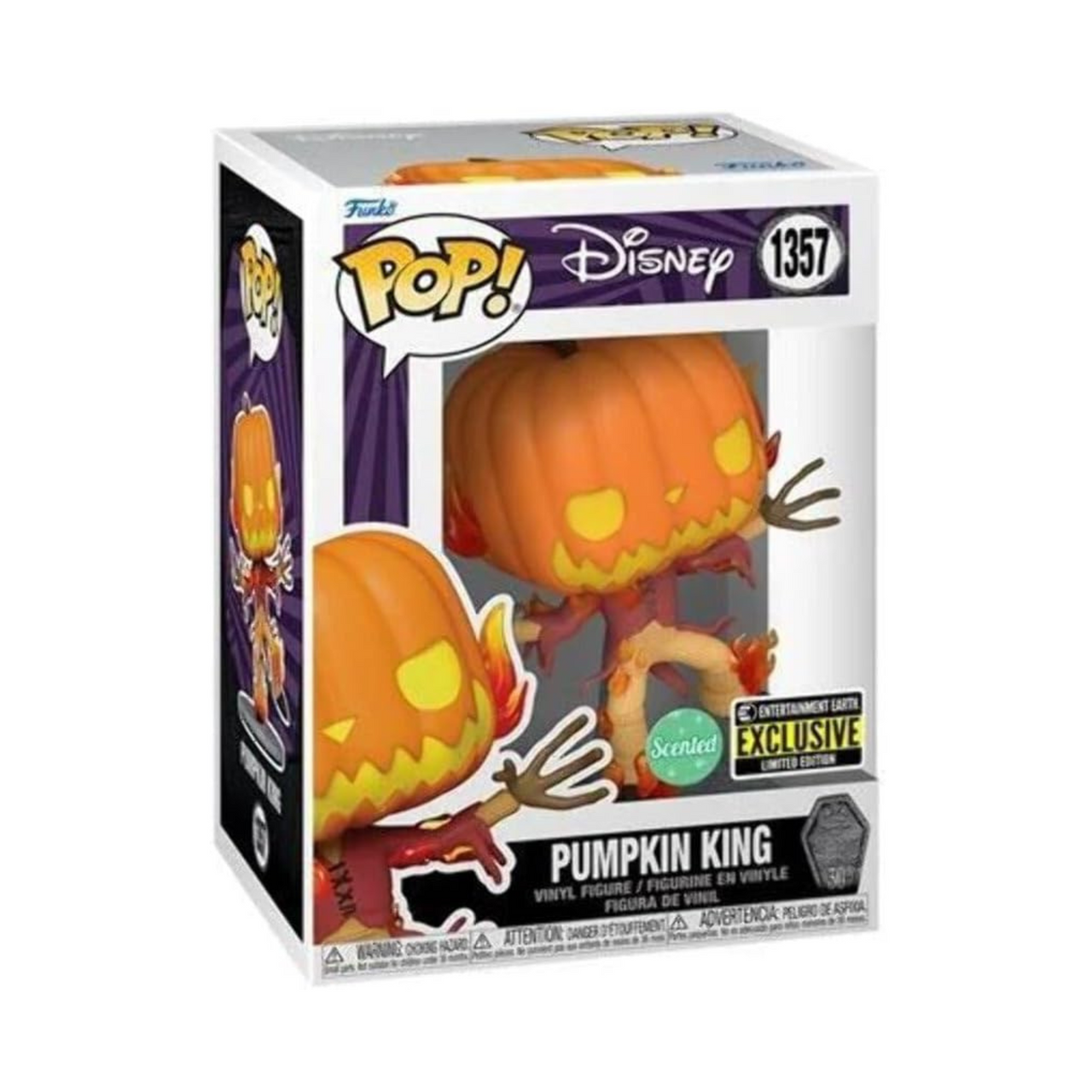 Nightmare Before Christmas 30th Anniversary Scented Pumpkin King Funko Pop! Vinyl Figure #1357