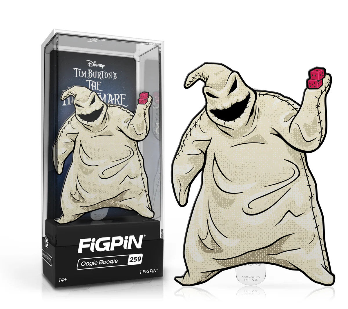 Nightmare Before Christmas Oogie Boogie FiGPiN Enamel Pin 259