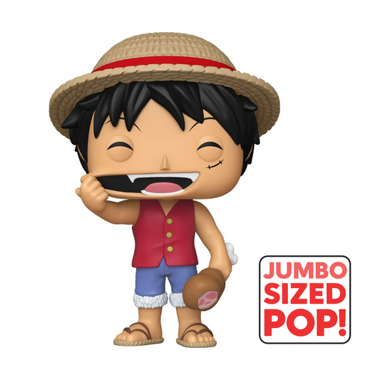 One Piece Monkey D. Luffy with Meat Jumbo 10-Inch Funko Pop! Vinyl Figure #1945