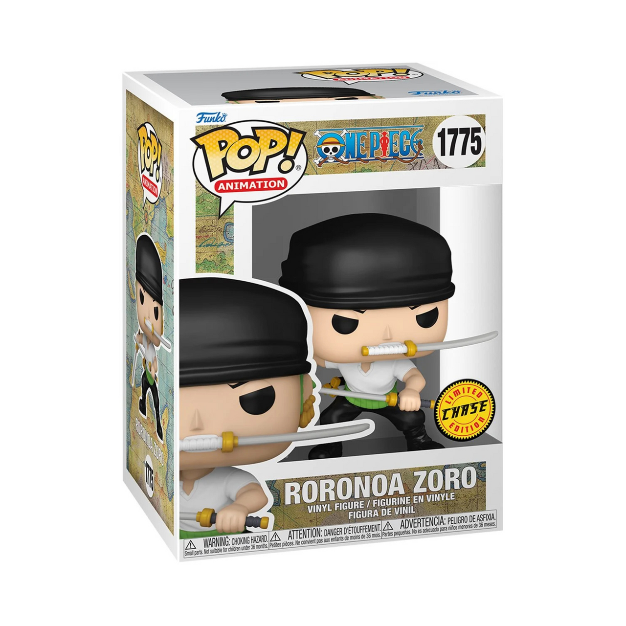 One Piece Roronoa Zoro with Swords CHASE Funko Pop! Vinyl Figure #1775