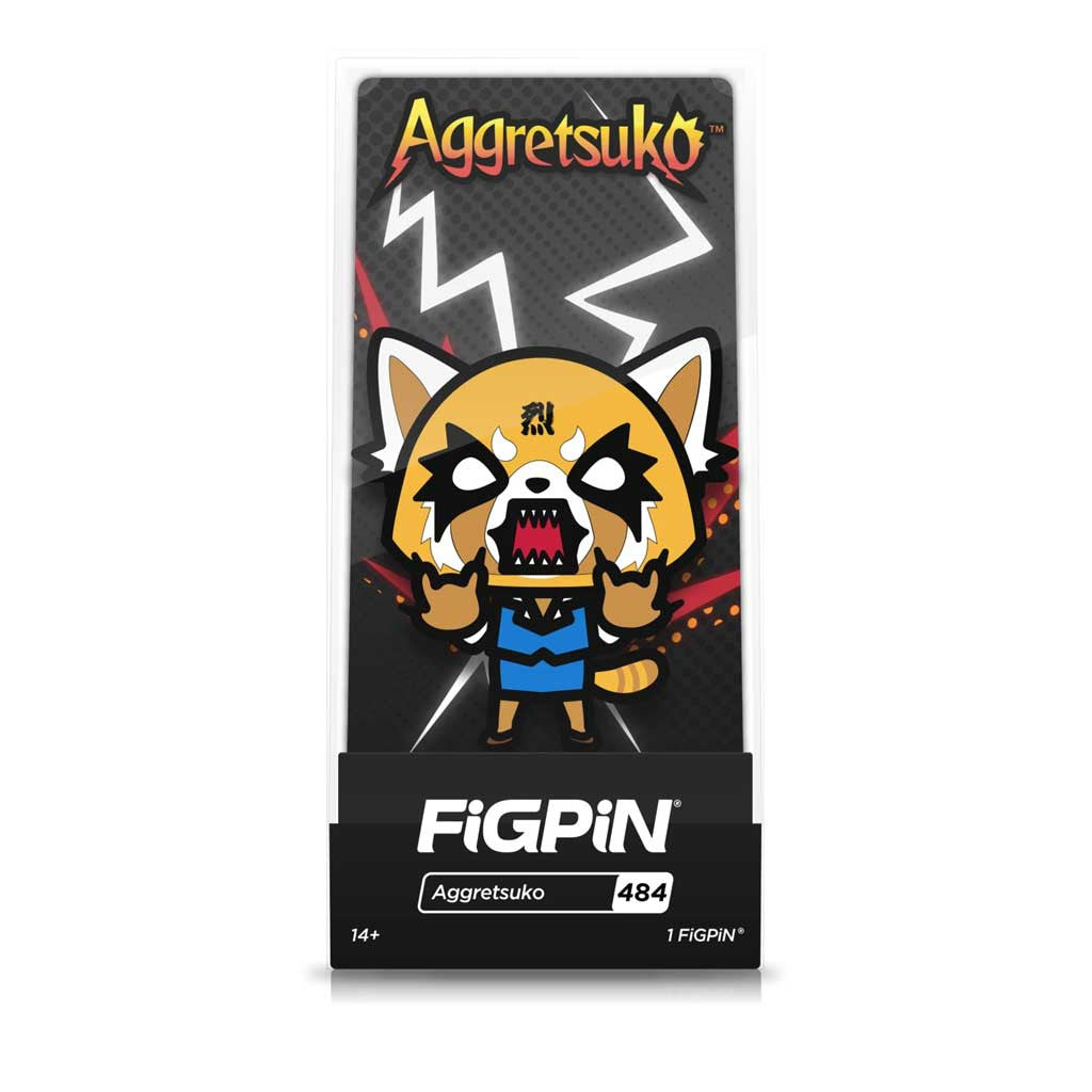 Sanrio Angry Aggretsuko FiGPiN Enamel Pin #484