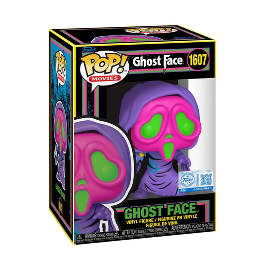 Scream Ghost Face Black Light Funko Pop! Exclusive Vinyl Figure #1607