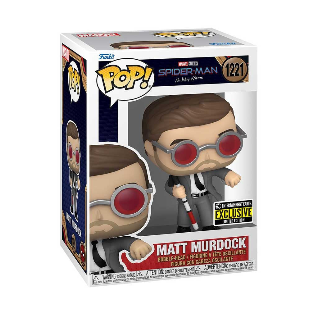 Spider-Man: No Way Home Matt Murdock with Brick Exclusive Pop! Vinyl Figure #1221