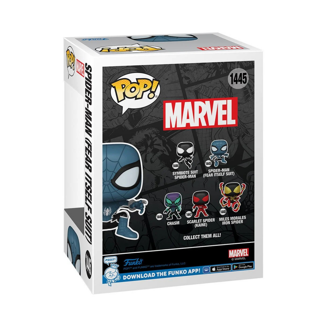 Spider-Man Comics Spider-Man Fear Itself Suit Glow-in-the-Dark Funko Pop! Vinyl Figure #1445