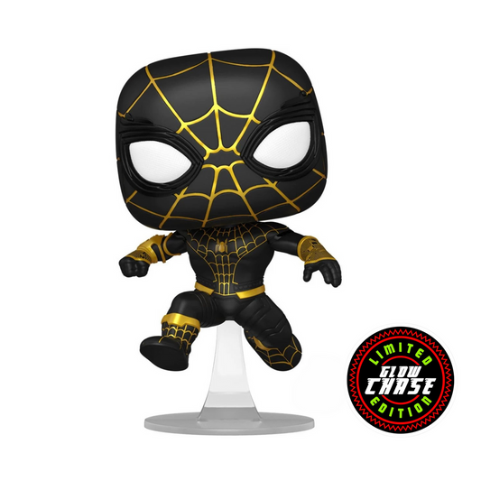 Spider-Man No Way Home CHASE Spider-Man Black Suit Exclusive Pop! Vinyl Figure #1073